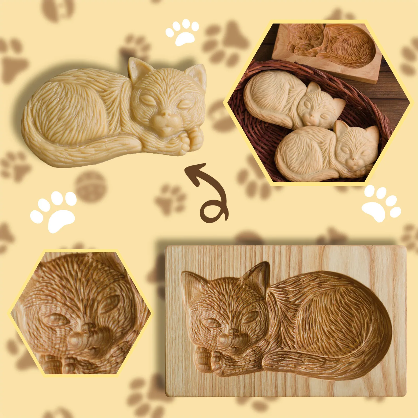2021 Cat Styling 10cm * 8cm * 2cm Cookie Cutter Shortbread Bake Diy Mold Carved Wooden Gingerbread Mold 1PC Perfect Gift Molde
2021 Cat Styling 10cm * 8cm * 2cm Cookie Cutter Shortbread Bake Diy Mold Carved Wooden Gingerbread Mold 1PC Perfect Gift Molde