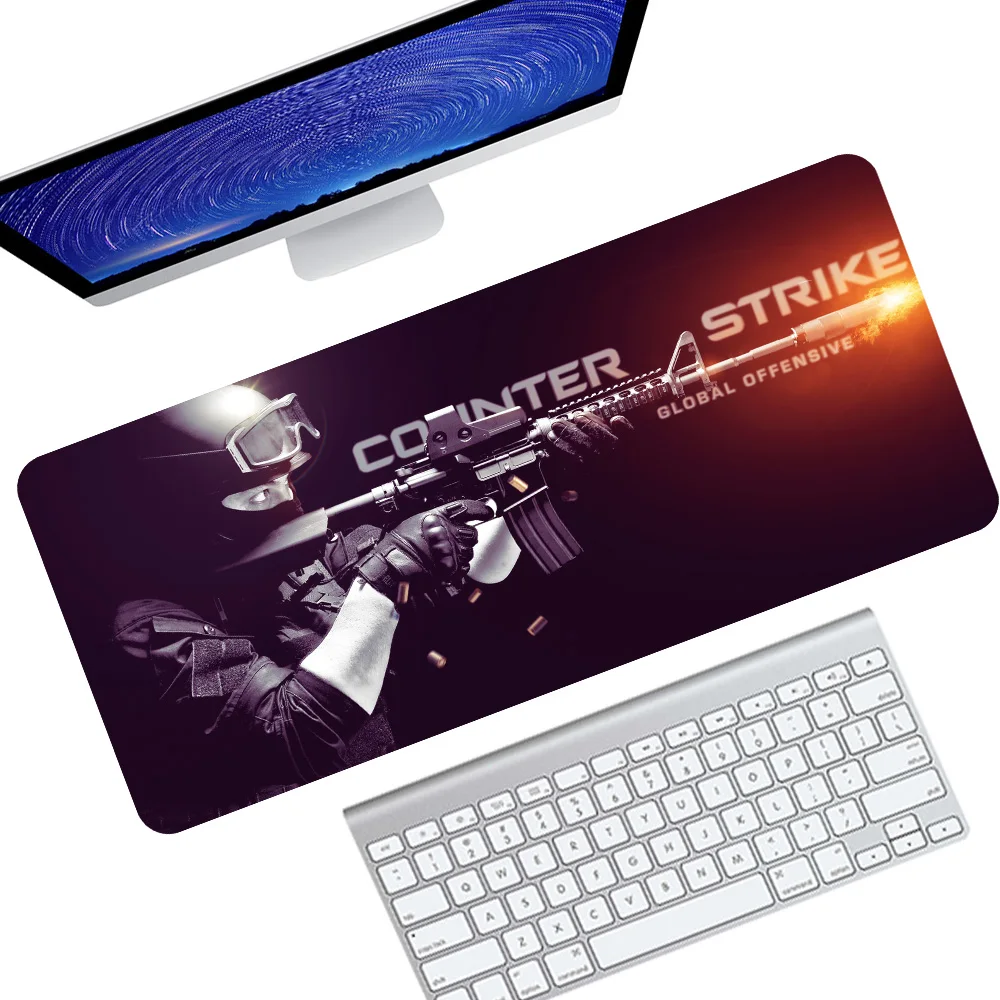 CS GO Mouse Pad Large Keyboard Pad Rubber Gaming Mouse Pad gamer High Speed Console Desktop Pad CSGO PC Notebook Computer
CS GO Mouse Pad Large Keyboard Pad Rubber Gaming Mouse Pad gamer High Speed Console Desktop Pad CSGO PC Notebook Computer