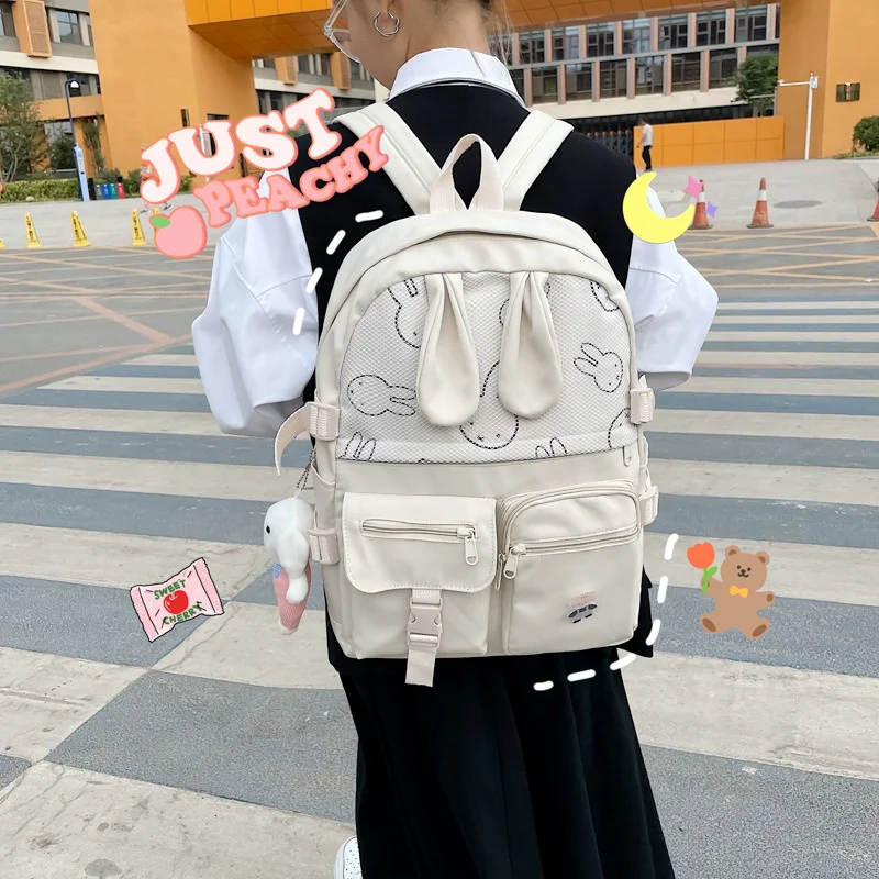 2021 Cartoon Backpack Bag Kawaii Bunny Rabbit Bear Girls Dayback Bagacks Students Teen Schoolbag Women Mochila
2021 Cartoon Backpack Bag Kawaii Bunny Rabbit Bear Girls Dayback Bagacks Students Teen Schoolbag Women Mochila