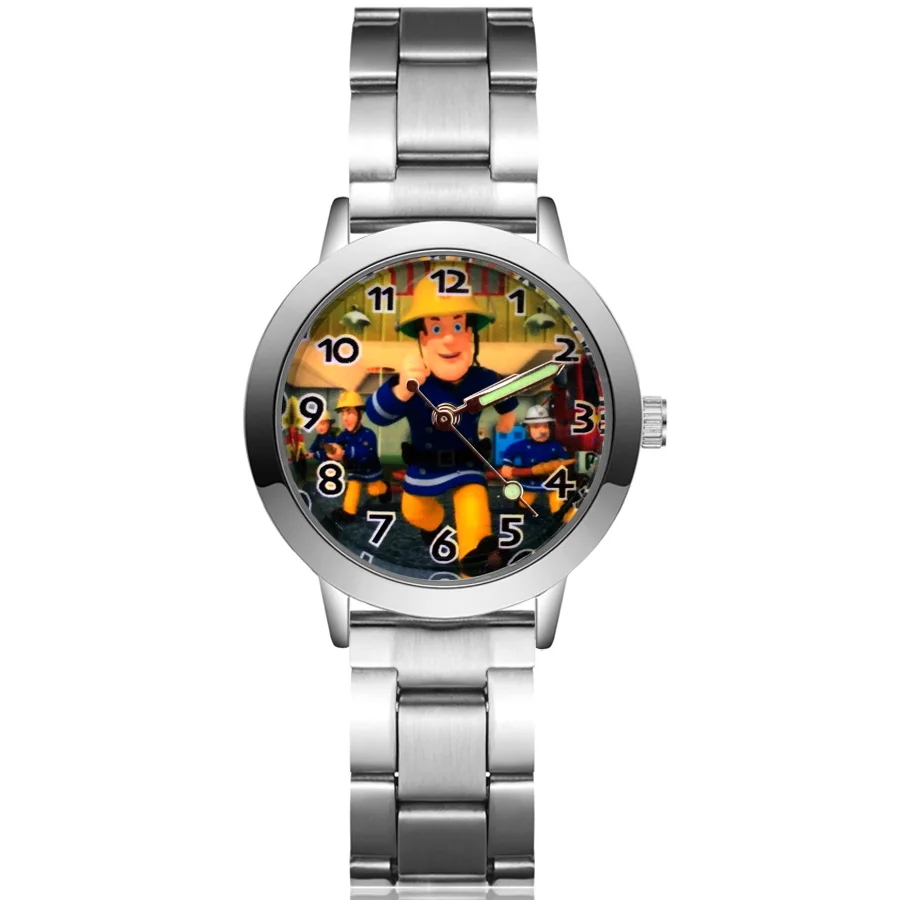 Cute Cartoon pretty Firemen style Children's Watches Kids Student Girls boys Quartz Metal steel Wrist Watch JA204
Cute Cartoon pretty Firemen style Children's Watches Kids Student Girls boys Quartz Metal steel Wrist Watch JA204