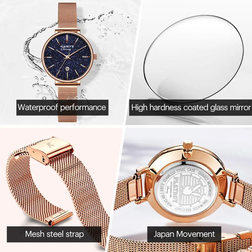 Women's quartz wristwatch starry dial casual style waterproof top brand elegant female clock
Women's quartz wristwatch starry dial casual style waterproof top brand elegant female clock