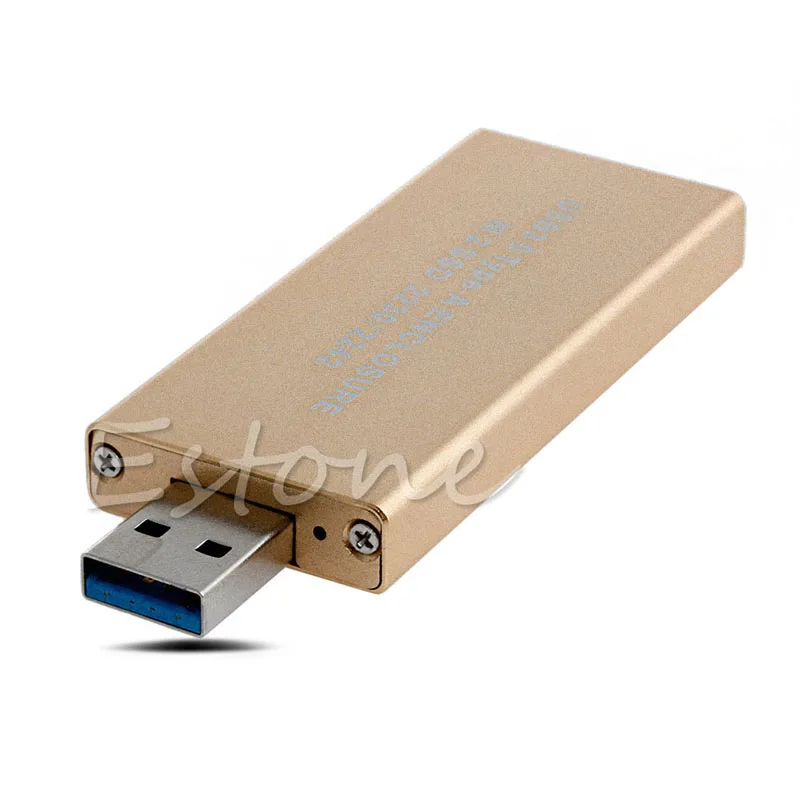 M.2 NGFF(SATA) SSD 22*42 mm To USB 3.0 External Enclosure Storage Case Adapter 27RA
M.2 NGFF(SATA) SSD 22*42 mm To USB 3.0 External Enclosure Storage Case Adapter 27RA