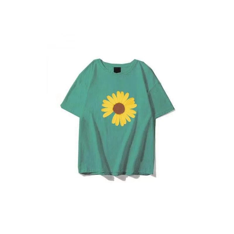 Top Pure Cotton Daisy T-shirt Card Printing Round Neck Short-sleeved T-shirt Women Summer Loose Half-sleeved Shirt Blouse S-3XL
Top Pure Cotton Daisy T-shirt Card Printing Round Neck Short-sleeved T-shirt Women Summer Loose Half-sleeved Shirt Blouse S-3XL