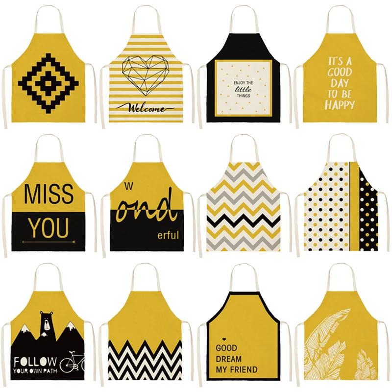 1Pcs Geometric Yellow patterns Cleaning Art Aprons Home Cooking Kitchen Apron Cook Wear Cotton Linen Adult Bibs 53*65cm WQ0113
1Pcs Geometric Yellow patterns Cleaning Art Aprons Home Cooking Kitchen Apron Cook Wear Cotton Linen Adult Bibs 53*65cm WQ0113