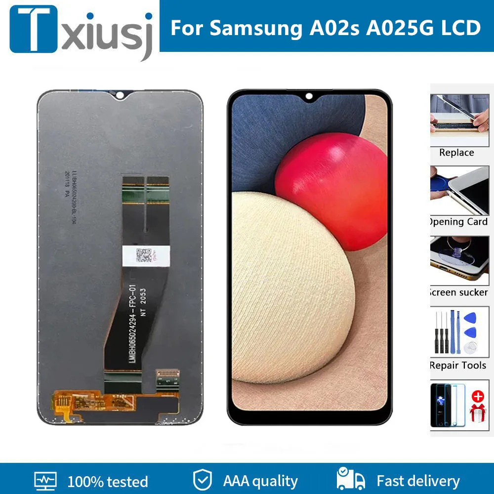 ЖК-дисплей 6,5 дюйма для Samsung Galaxy A02s A025G, ЖК-дисплей с рамкой, сенсорный экран, дигитайзер, ЖК-дисплей для Samsung, дисплей
ЖК-дисплей 6,5 дюйма для Samsung Galaxy A02s A025G, ЖК-дисплей с рамкой, сенсорный экран, дигитайзер, ЖК-дисплей для Samsung, дисплей