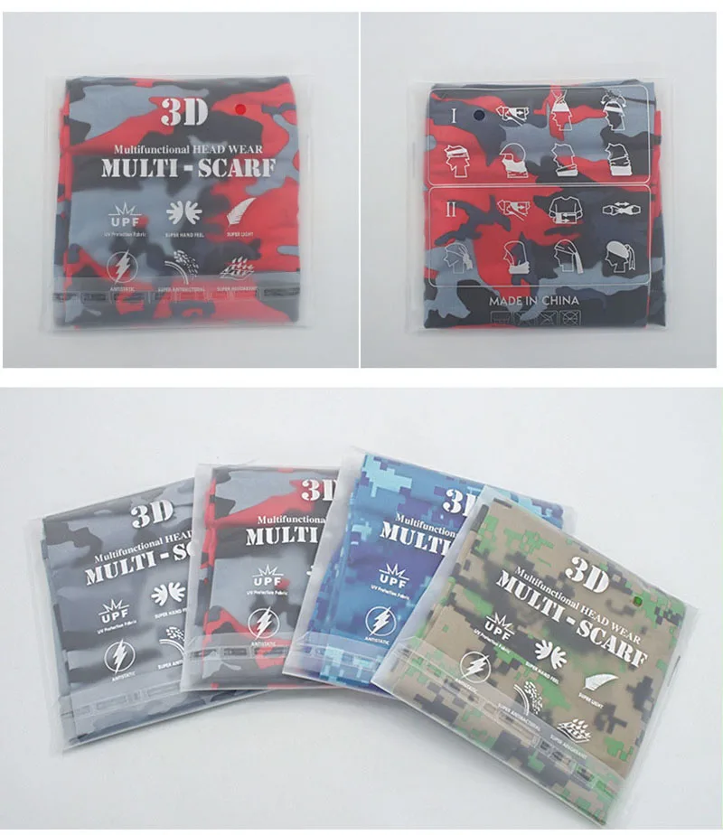 Summer Outdoor Tactical Bandana Simple Fashion Motorcycle Bandana Running Breathable Light Headwear Face Scarf Bicycle Headbands
Summer Outdoor Tactical Bandana Simple Fashion Motorcycle Bandana Running Breathable Light Headwear Face Scarf Bicycle Headbands