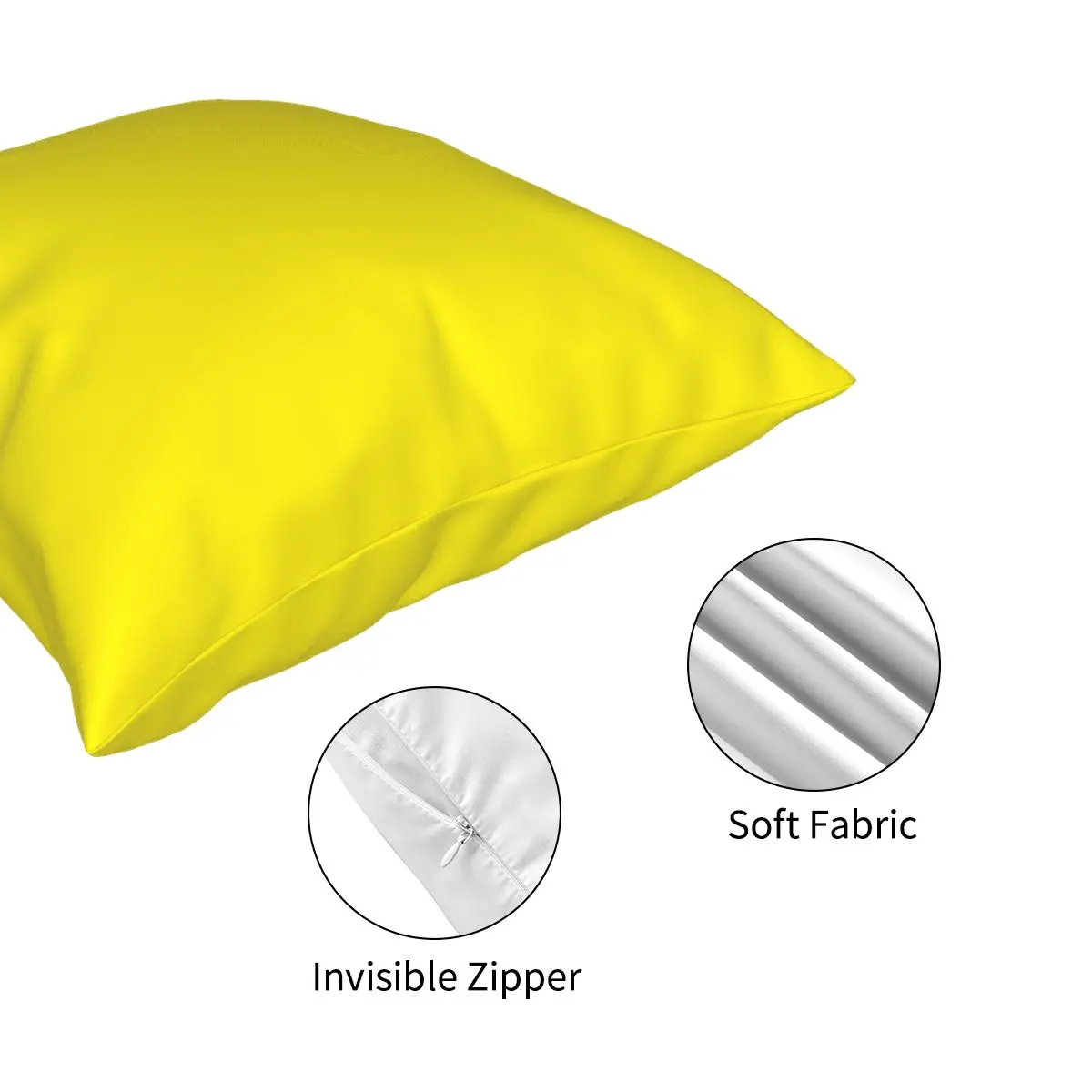 PLAIN CANARY YELLOW Square Pillowcase Creative Zipper Decor Pillow Case Sofa Cushion Cover
PLAIN CANARY YELLOW Square Pillowcase Creative Zipper Decor Pillow Case Sofa Cushion Cover
