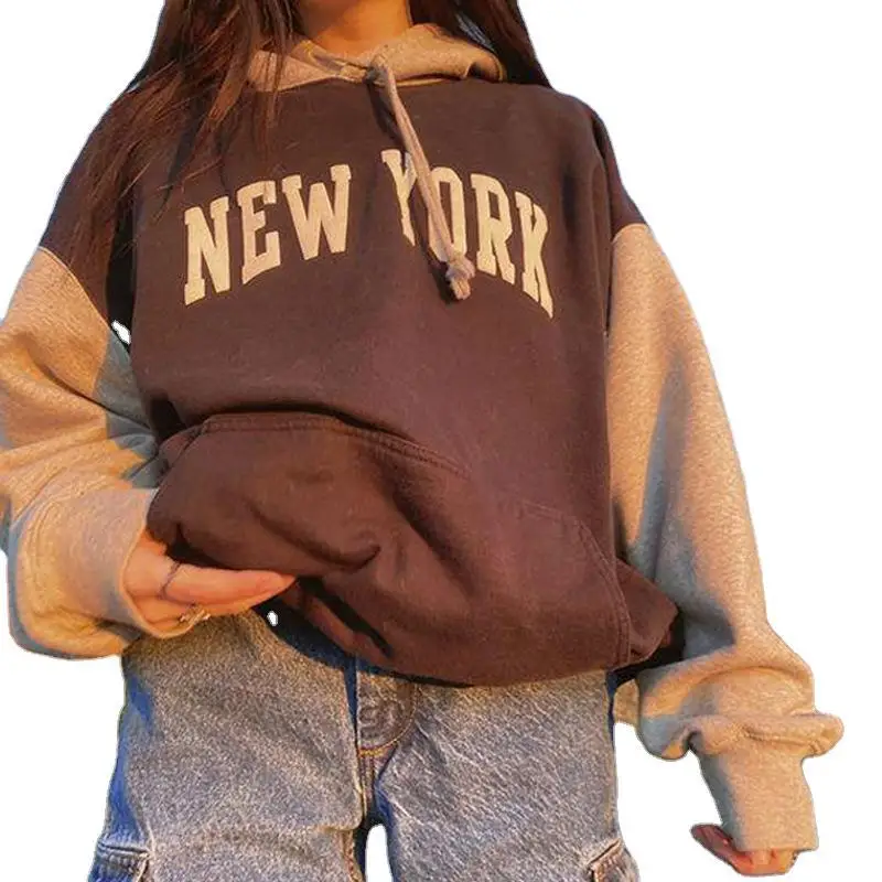 Brown Letter Printing Hoodies Women Plus Size Loose Vintage Pullover Streetwear Long Sleeve Fashion Clothes for Teens Fall 2020
Brown Letter Printing Hoodies Women Plus Size Loose Vintage Pullover Streetwear Long Sleeve Fashion Clothes for Teens Fall 2020