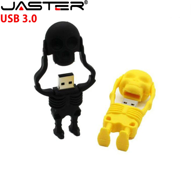 Хэллоуин крутой флэш USB мини-флешки Забавный флэш-накопитель 4 ГБ 8 16 32 64 Гб 3 0 день