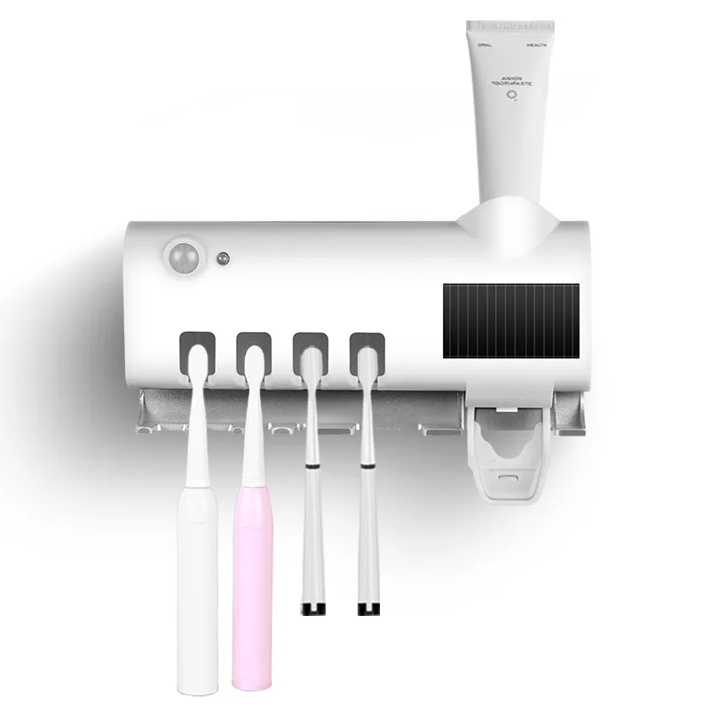 Toothbrush Sanitizer Rechargeable Solar Power UV Disinfection Wall Mounted Toothbrush Holder Automat
Toothbrush Sanitizer Rechargeable Solar Power UV Disinfection Wall Mounted Toothbrush Holder Automat