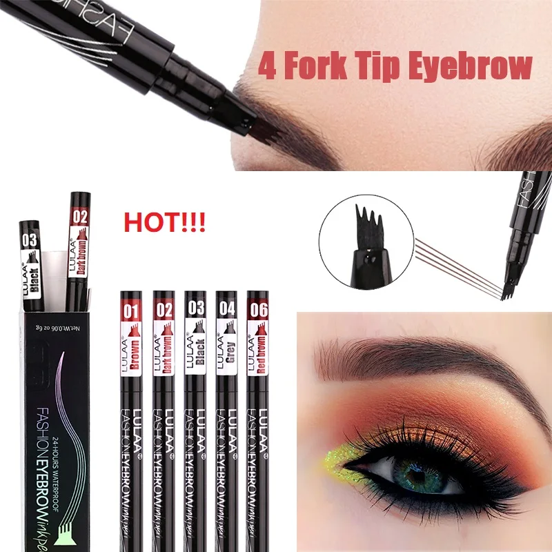 NEW Eyebrow Tattoo Pencil 4 Fork Tip Long Lasting Microblading Eyebrow Makeup Tools Wholesale Dropshipping Eye Brow TSLM1
NEW Eyebrow Tattoo Pencil 4 Fork Tip Long Lasting Microblading Eyebrow Makeup Tools Wholesale Dropshipping Eye Brow TSLM1