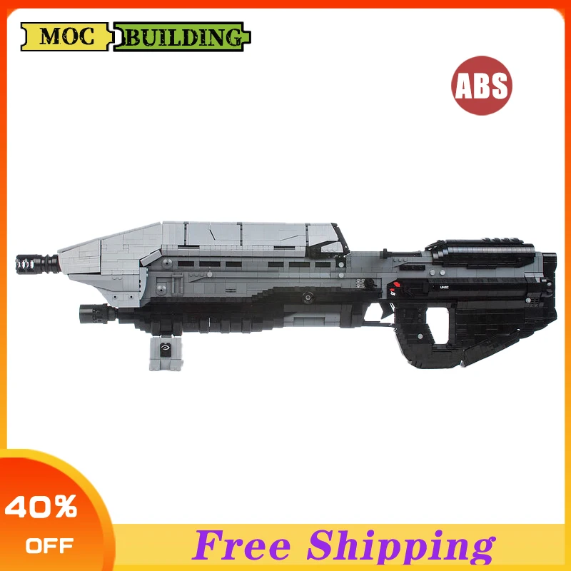 Creator MOC Star military series Halo MA5D Rifle Building block assembly model DIY brick Toys Boy's birthday gifts
Creator MOC Star military series Halo MA5D Rifle Building block assembly model DIY brick Toys Boy's birthday gifts
