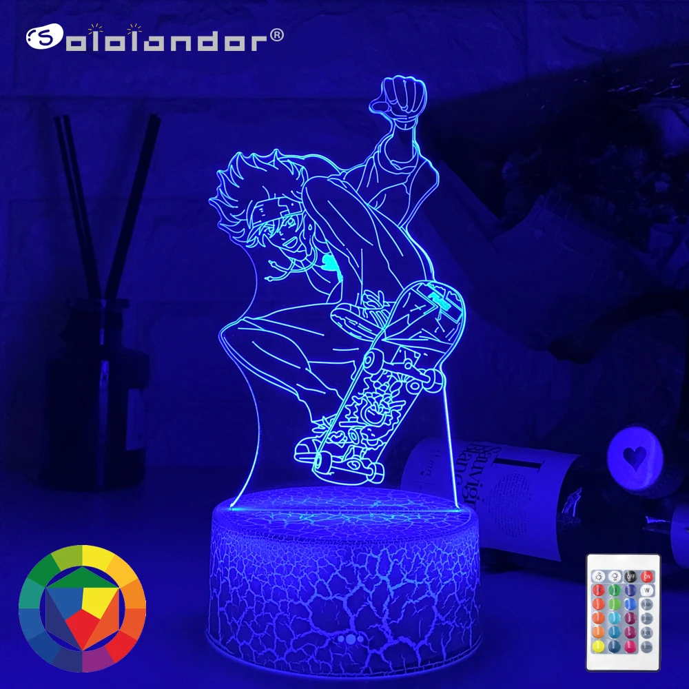 3d Lamp Anime SK8 The Infinity Reki for Bedroom Decor Nightlight Kids Brithday Gift Room Led Night Light Manga SK8 The Infinity
3d Lamp Anime SK8 The Infinity Reki for Bedroom Decor Nightlight Kids Brithday Gift Room Led Night Light Manga SK8 The Infinity