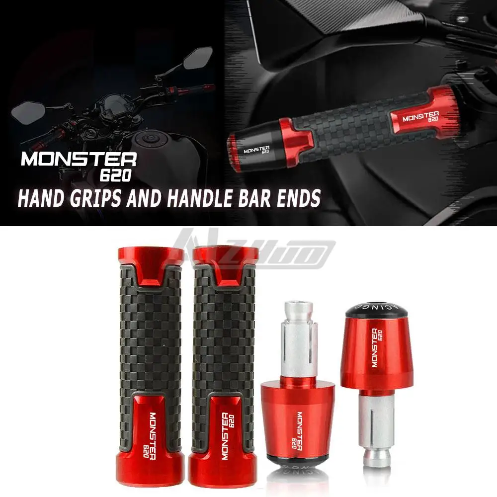 Motorcycle For DUCATI 620 MONSTER 2001-2006 2002 2003 2004 2005+ 7/8 " 22mm handle grips handlebar Handle Bar End Cap 620MONSTER
Motorcycle For DUCATI 620 MONSTER 2001-2006 2002 2003 2004 2005+ 7/8 " 22mm handle grips handlebar Handle Bar End Cap 620MONSTER