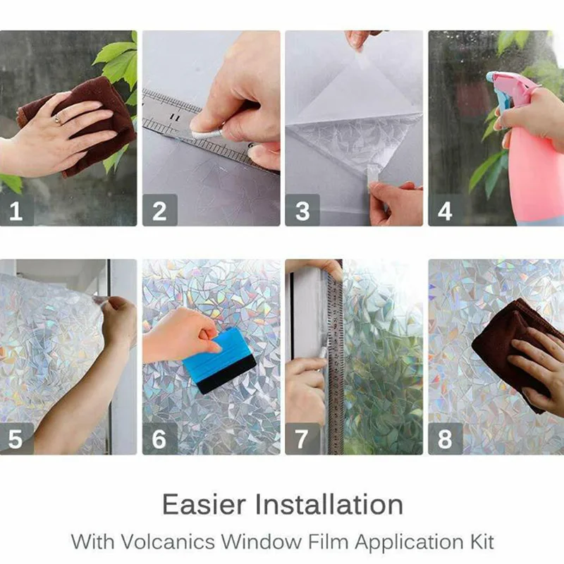Window Film No Glue Static Decorative Privacy 3D Window Rainbow Films for Stained Glass Self-Adhesive Film Anti UV Glass Sticker
Window Film No Glue Static Decorative Privacy 3D Window Rainbow Films for Stained Glass Self-Adhesive Film Anti UV Glass Sticker