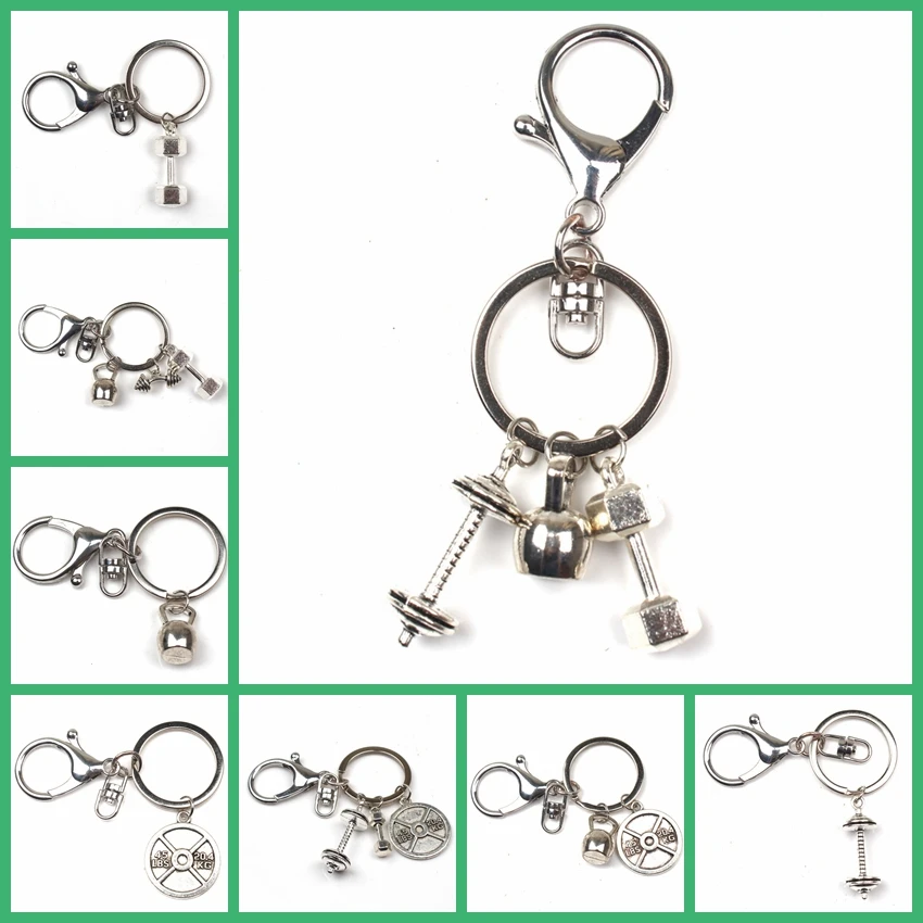 New Keychain Charm Fitness Charm Key Chain Mini Dumbbell Discus Barbell Keyring Fashion Designer Gift Coach Souvenir Friends
New Keychain Charm Fitness Charm Key Chain Mini Dumbbell Discus Barbell Keyring Fashion Designer Gift Coach Souvenir Friends