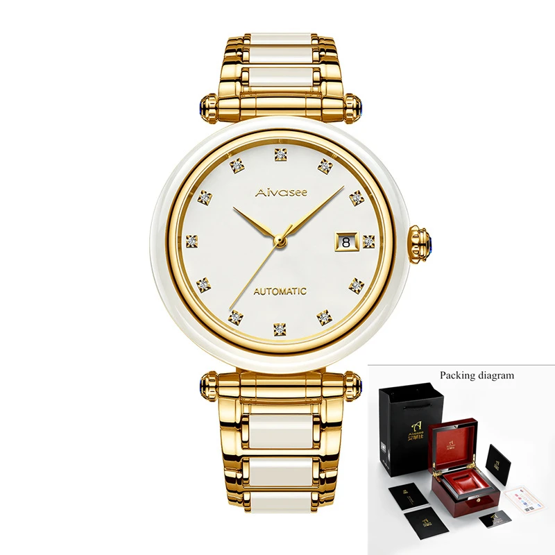 Gift Jade Watch Men Unique Lovers Women Watch New Business Male Clock Diamond Automatic Mechanical Fashion Retro Couple Watches
Gift Jade Watch Men Unique Lovers Women Watch New Business Male Clock Diamond Automatic Mechanical Fashion Retro Couple Watches