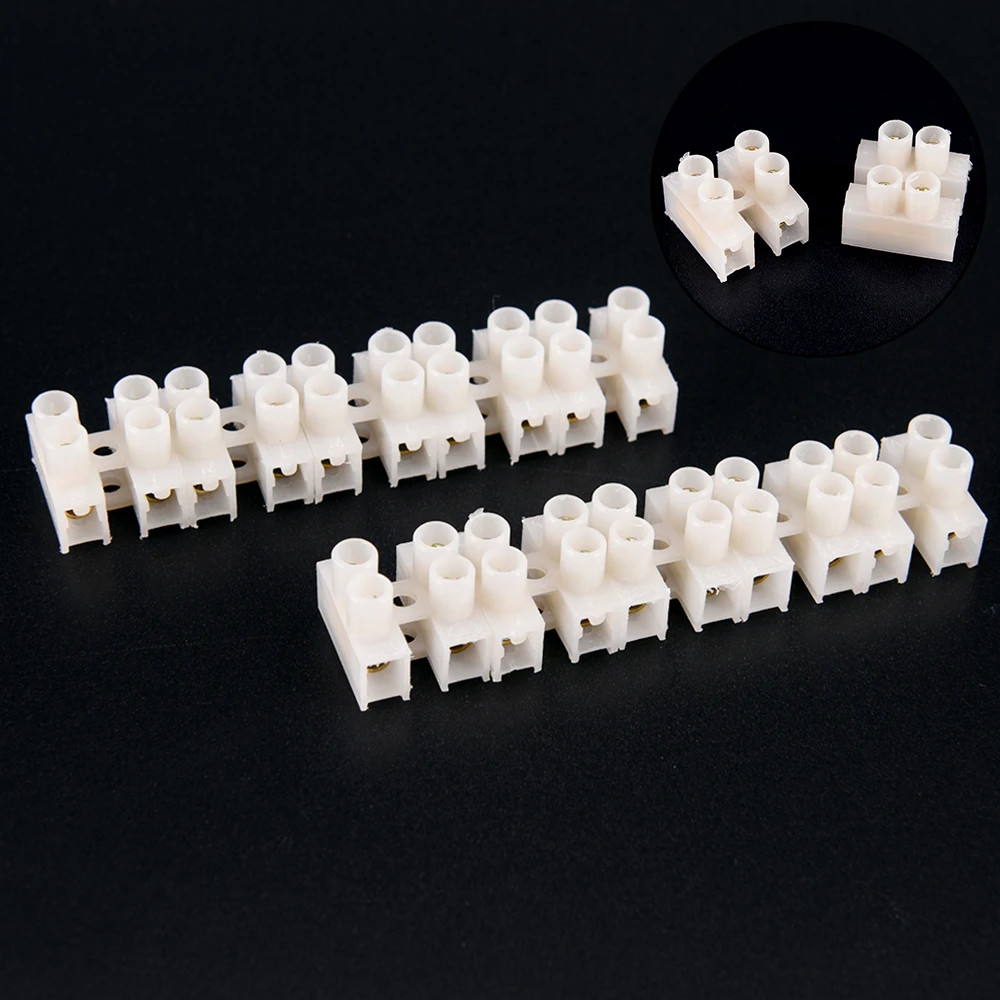 10A 2 Way 60G Screw Terminal Barrier Connector 10pcs Electrical Wire Connection Barrier Terminal Strip Block
10A 2 Way 60G Screw Terminal Barrier Connector 10pcs Electrical Wire Connection Barrier Terminal Strip Block