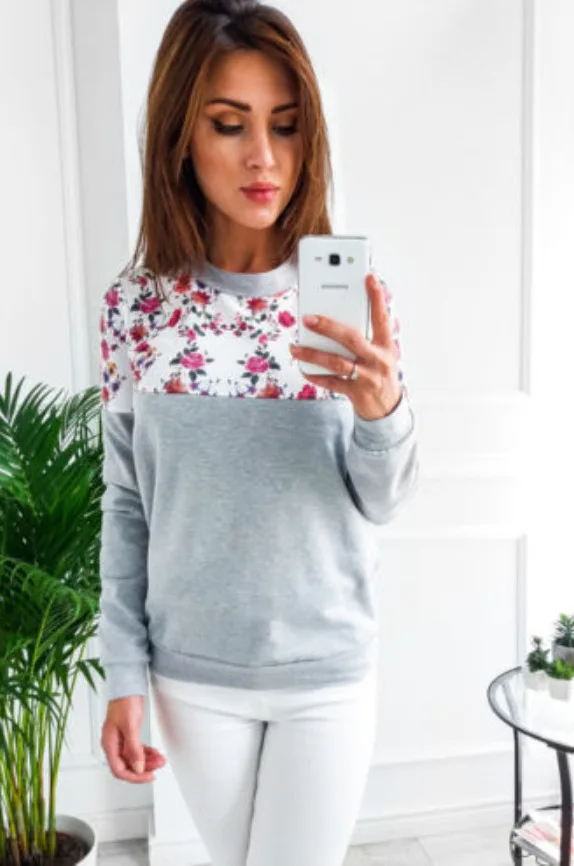 long sleeve tshirt o-neck plus size autumn floral shirt patchwork woman top pullover causal tee slim female tops korean vintage
long sleeve tshirt o-neck plus size autumn floral shirt patchwork woman top pullover causal tee slim female tops korean vintage