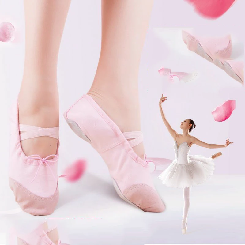 Ballet Slippers For Girls Classic Split-Sole Canvas Dance Gymnastics Baby Yoga Shoes Kids Dance shoe Women Ballerina23-44
Ballet Slippers For Girls Classic Split-Sole Canvas Dance Gymnastics Baby Yoga Shoes Kids Dance shoe Women Ballerina23-44