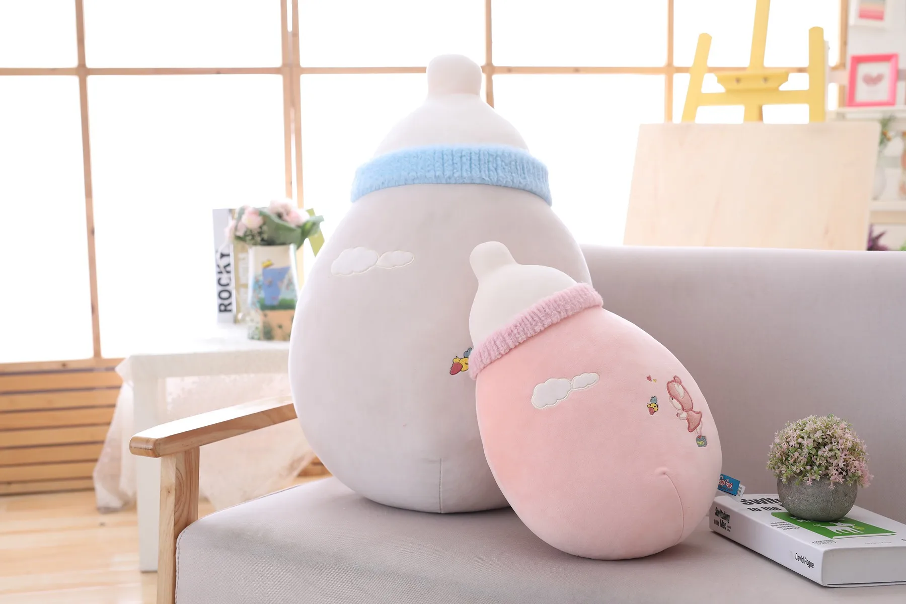 45cm-75cm Pacifier Pillow Filling Pillow Sleeping Toys with Pillow Lovely Round Cute Baby Bottle Pillow
45cm-75cm Pacifier Pillow Filling Pillow Sleeping Toys with Pillow Lovely Round Cute Baby Bottle Pillow