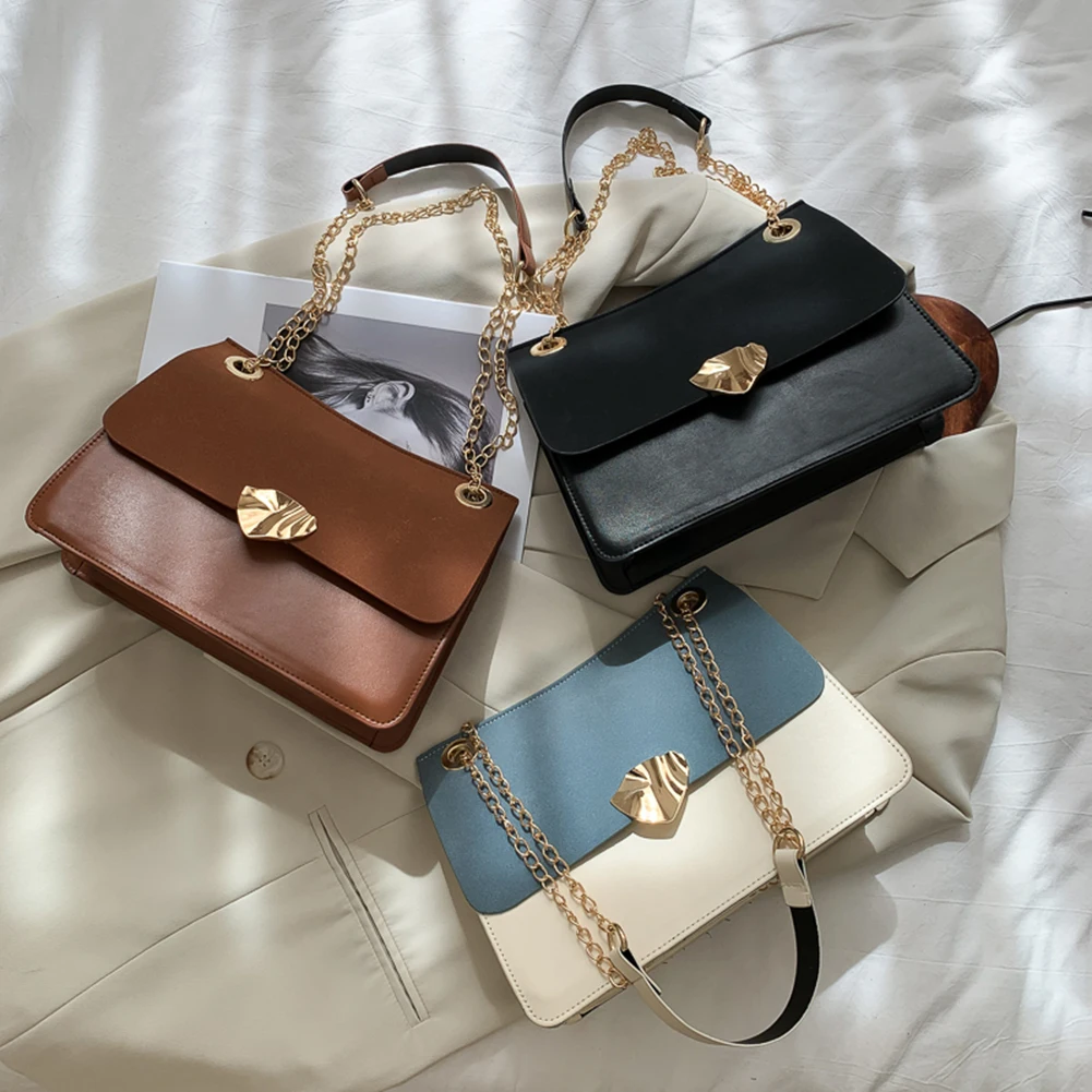 Fashion Scrub PU Leather Chain Shoulder Messenger Bag Women Shell Hasp Hit Color Commuter Trunk Clutch
Fashion Scrub PU Leather Chain Shoulder Messenger Bag Women Shell Hasp Hit Color Commuter Trunk Clutch