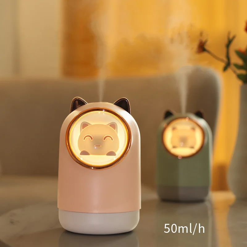 Cute Cat Humidifier 340ML Air Diffuser USB Aromatherapy Purifier LED Night Light Mist Maker For Home Office
Cute Cat Humidifier 340ML Air Diffuser USB Aromatherapy Purifier LED Night Light Mist Maker For Home Office