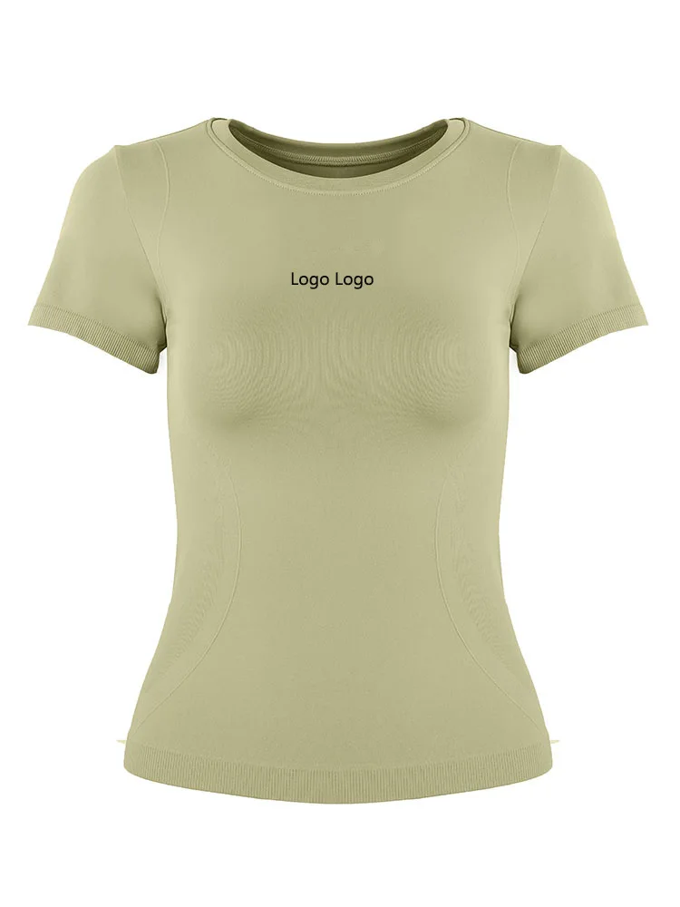 Yoga T-shirt Seamless Sports Short Sleeve Shirts Workout Fitness Gym Tops Quick Dry Sport Tops Running Shirts Women Sportswears
Yoga T-shirt Seamless Sports Short Sleeve Shirts Workout Fitness Gym Tops Quick Dry Sport Tops Running Shirts Women Sportswears