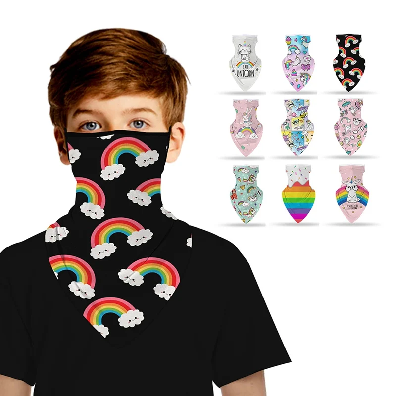 Children Print Ear Loops Bandana Neck Scarf Gaiter Tube Headwear For Boys And Girls Sport Face Scarves For Hiking
Children Print Ear Loops Bandana Neck Scarf Gaiter Tube Headwear For Boys And Girls Sport Face Scarves For Hiking