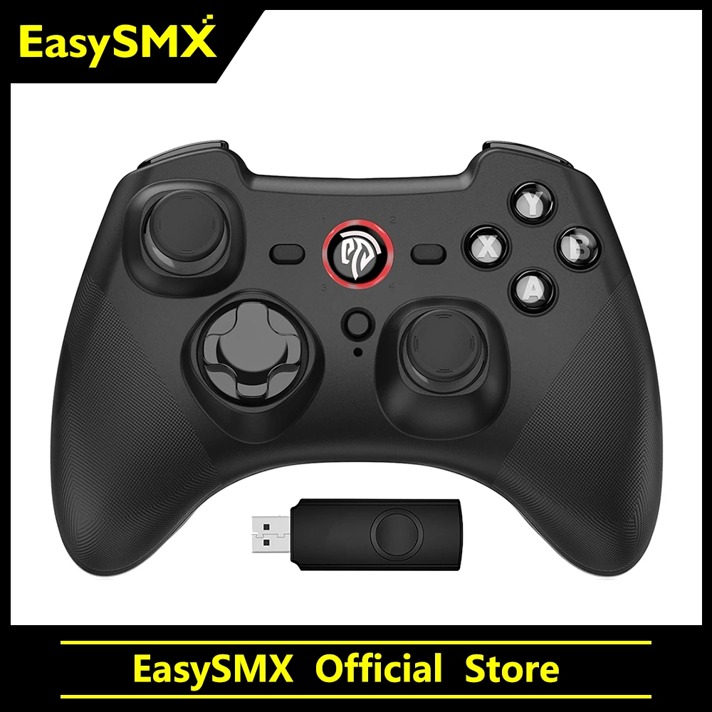 EasySMX ESM 9101 геймпад 2 4G USB беспроводной контроллер для ПК Windows 7/8/10 PS3 Android джойстик ТВ