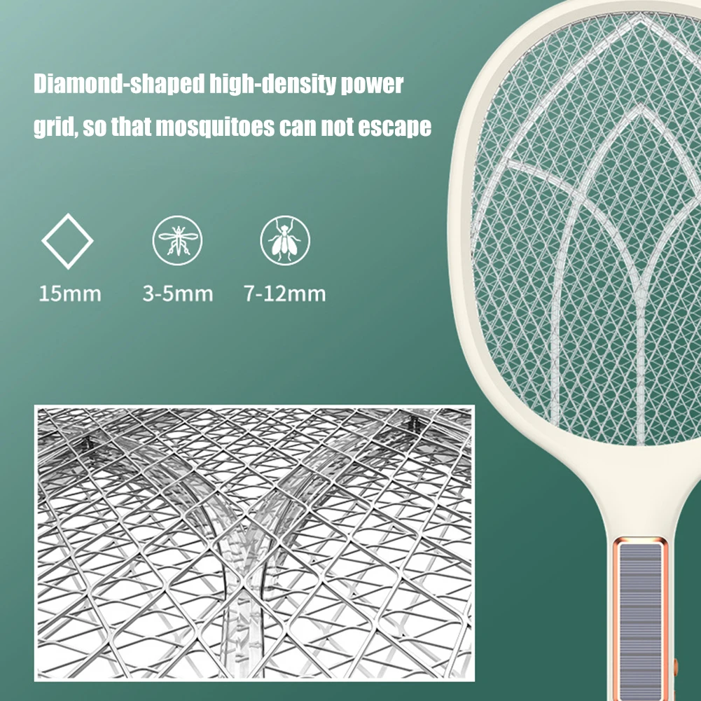 Electric Mosquito Swatter USB Rechargeable Solar Powered Home Fly Bug Muggen Zapper Racket Inserts Killer Racket 
Electric Mosquito Swatter USB Rechargeable Solar Powered Home Fly Bug Muggen Zapper Racket Inserts Killer Racket