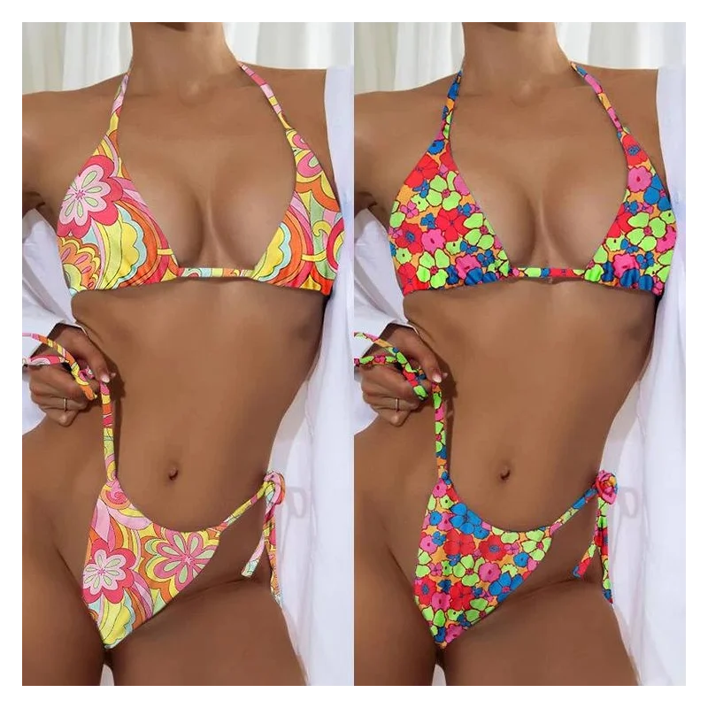 2021 Women Fashion Print Bikini Triangle Swimsuit Halter Swimwear Female Brazilian Swimming Suit Sexy Bathing Suit -40
2021 Women Fashion Print Bikini Triangle Swimsuit Halter Swimwear Female Brazilian Swimming Suit Sexy Bathing Suit -40