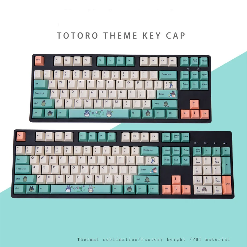 104 клавиши аниме Мой сосед Тоторо Keycap Cherry Height PBT Сублимация для Cherry MX Переключатель механическая клавиатура Keycap IKBC/87
104 клавиши аниме Мой сосед Тоторо Keycap Cherry Height PBT Сублимация для Cherry MX Переключатель механическая клавиатура Keycap IKBC/87