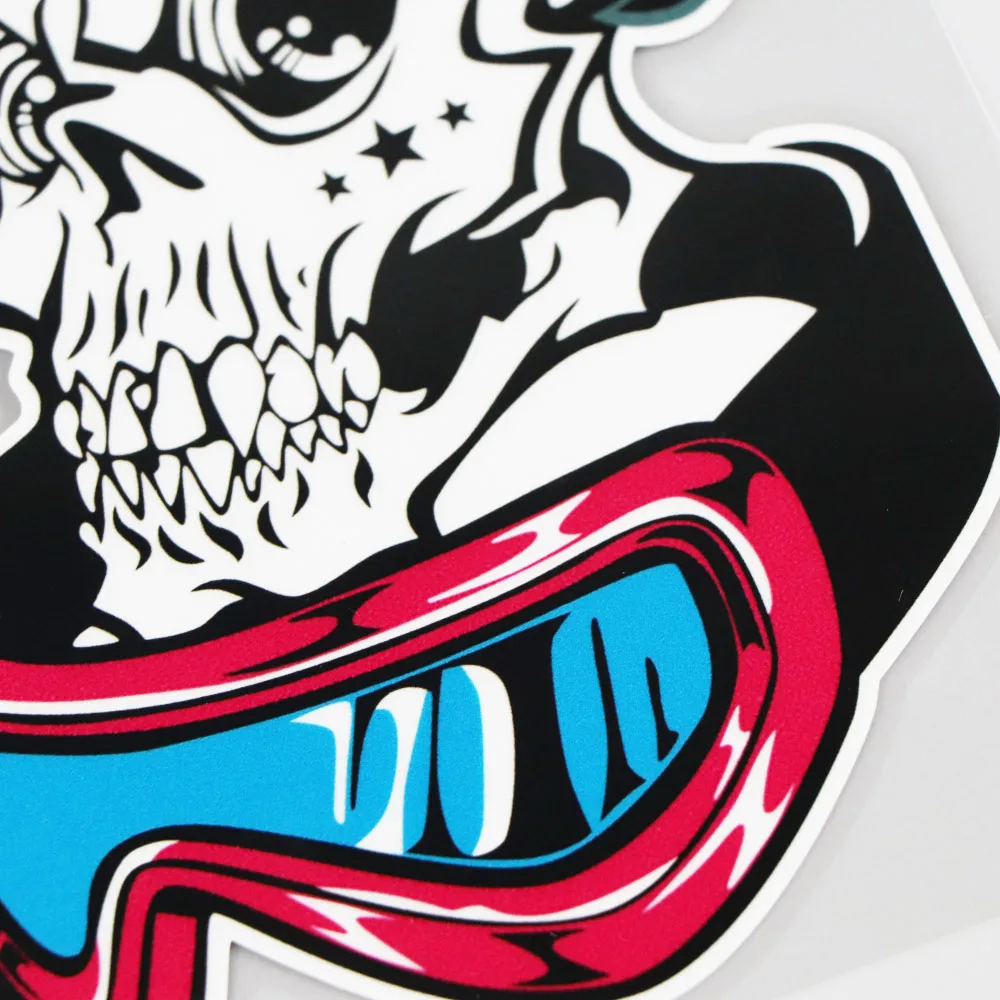 YOJA 11.2X17CM Art Fashion Skull Pattern Vinyl Decal Creative Cartoon Decoration Car Sticker 19A-0256
YOJA 11.2X17CM Art Fashion Skull Pattern Vinyl Decal Creative Cartoon Decoration Car Sticker 19A-0256