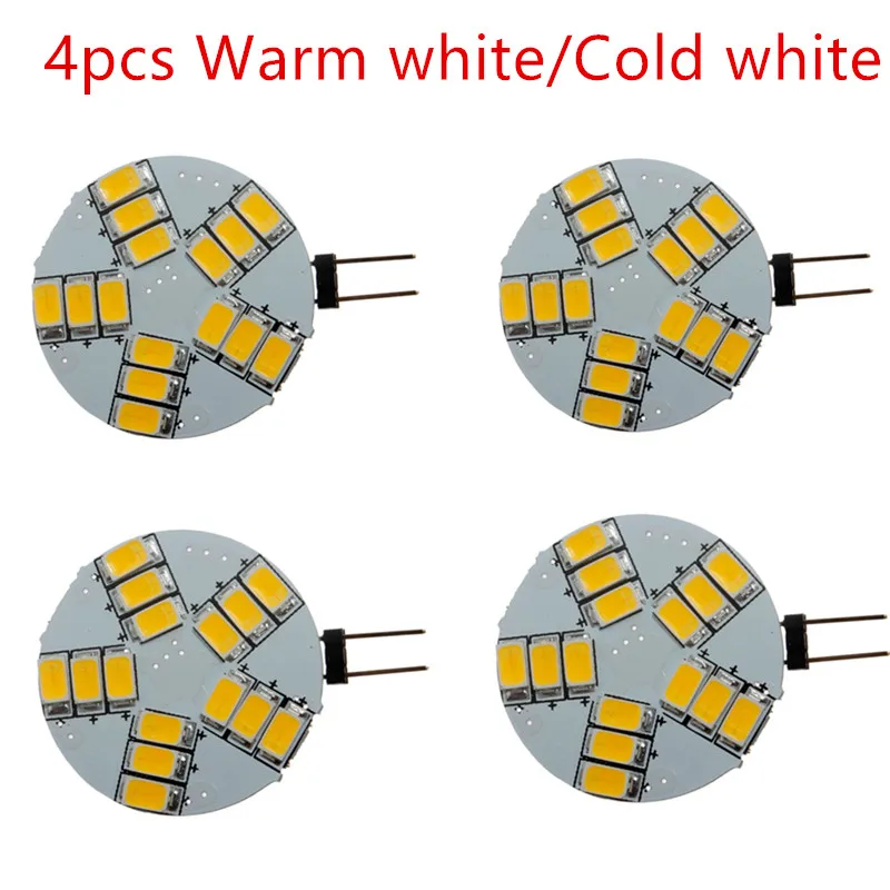 4pcs/lot 4W White Warm White G4 15 5630 SMD LED Home Spotlight Spot Light Bulb AC DC 12V Support Dropshipping
4pcs/lot 4W White Warm White G4 15 5630 SMD LED Home Spotlight Spot Light Bulb AC DC 12V Support Dropshipping