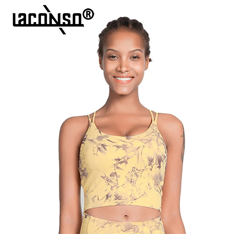 LACONSO Women Top Bra Sports Fitness Yoga For Female Push Up Crop Without Frame Bones Clothing Underwear Harness Sexy Seamless
LACONSO Women Top Bra Sports Fitness Yoga For Female Push Up Crop Without Frame Bones Clothing Underwear Harness Sexy Seamless