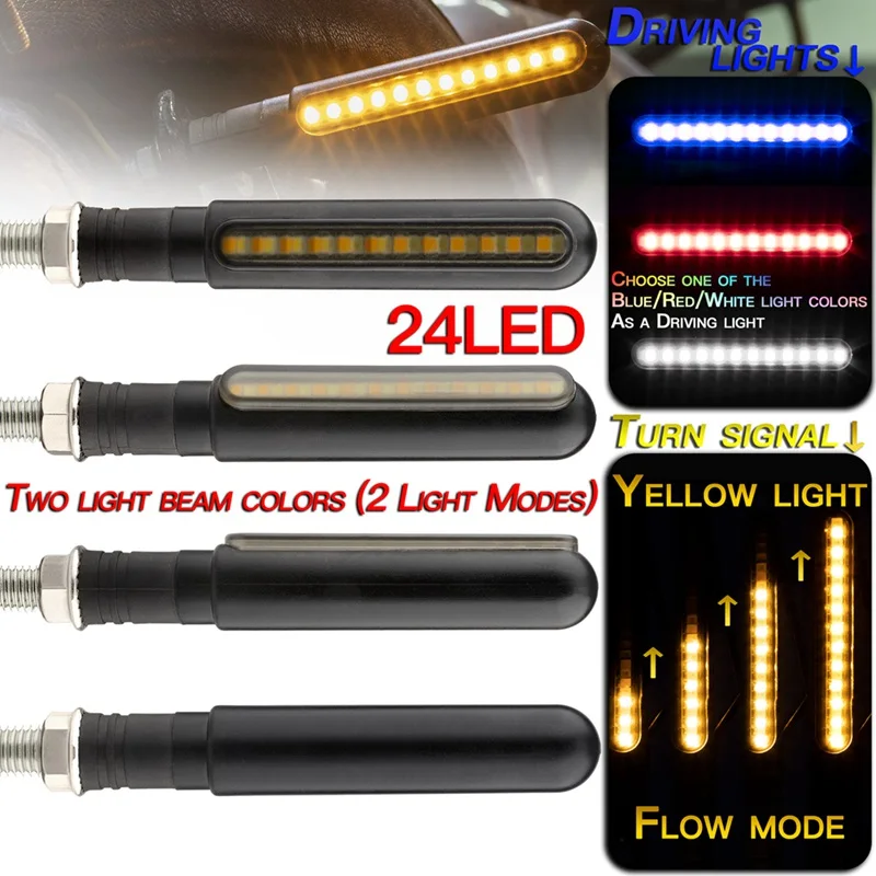 2Pcs Flasher Motorcycle 4E Mark LED Flowing Water Flashing Turn Signal Lights Stop Signal Tail Flasher/Running Blinker DRL Lamp
2Pcs Flasher Motorcycle 4E Mark LED Flowing Water Flashing Turn Signal Lights Stop Signal Tail Flasher/Running Blinker DRL Lamp