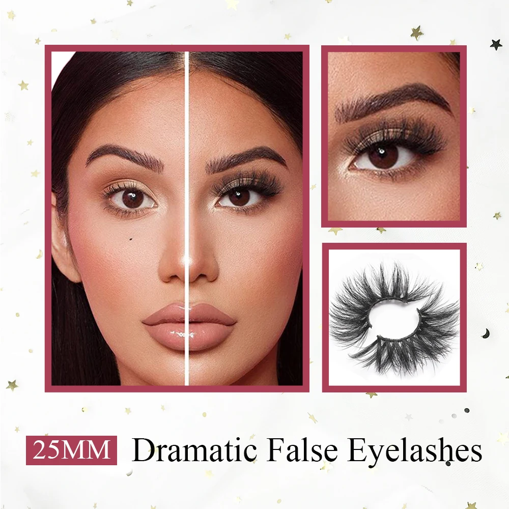 Dramatic Long Mink Lashes Pack 25mm False Eyelashes Wholesale Faux Cils Cruelty Free Eye Lashes Beauty Mink Eyelashes Vendors
Dramatic Long Mink Lashes Pack 25mm False Eyelashes Wholesale Faux Cils Cruelty Free Eye Lashes Beauty Mink Eyelashes Vendors