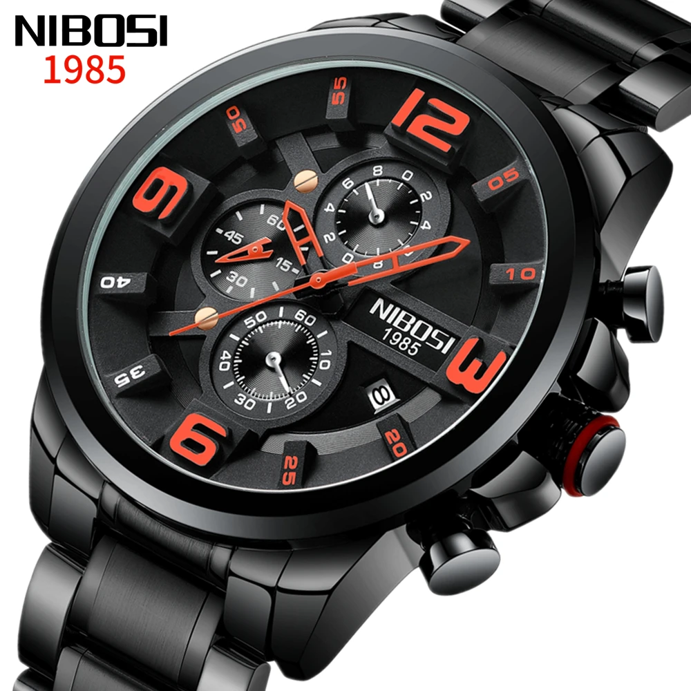 NIBOSI Top Brand Sport Quartz Wrist Watch Men Military Waterproof Big Dial Watches Men Watch Quartz Wristwatch Relogio Masculino
NIBOSI Top Brand Sport Quartz Wrist Watch Men Military Waterproof Big Dial Watches Men Watch Quartz Wristwatch Relogio Masculino