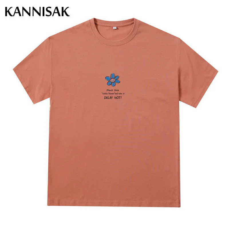 KANNISAK Fashion Men's T-Shirt Floral Print Harajuku Tees Casual O-neck Short Sleeve Summer Tshirt Quality Loose Couple Tops
KANNISAK Fashion Men's T-Shirt Floral Print Harajuku Tees Casual O-neck Short Sleeve Summer Tshirt Quality Loose Couple Tops