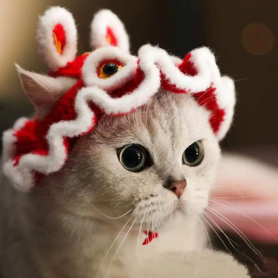 2022 Traditional Tiger Head Hat Pet Accessory Cat Hat, Handmade Knitting Small Cat Head Autumn Winter Muffler Scarf Pet Products
2022 Traditional Tiger Head Hat Pet Accessory Cat Hat, Handmade Knitting Small Cat Head Autumn Winter Muffler Scarf Pet Products