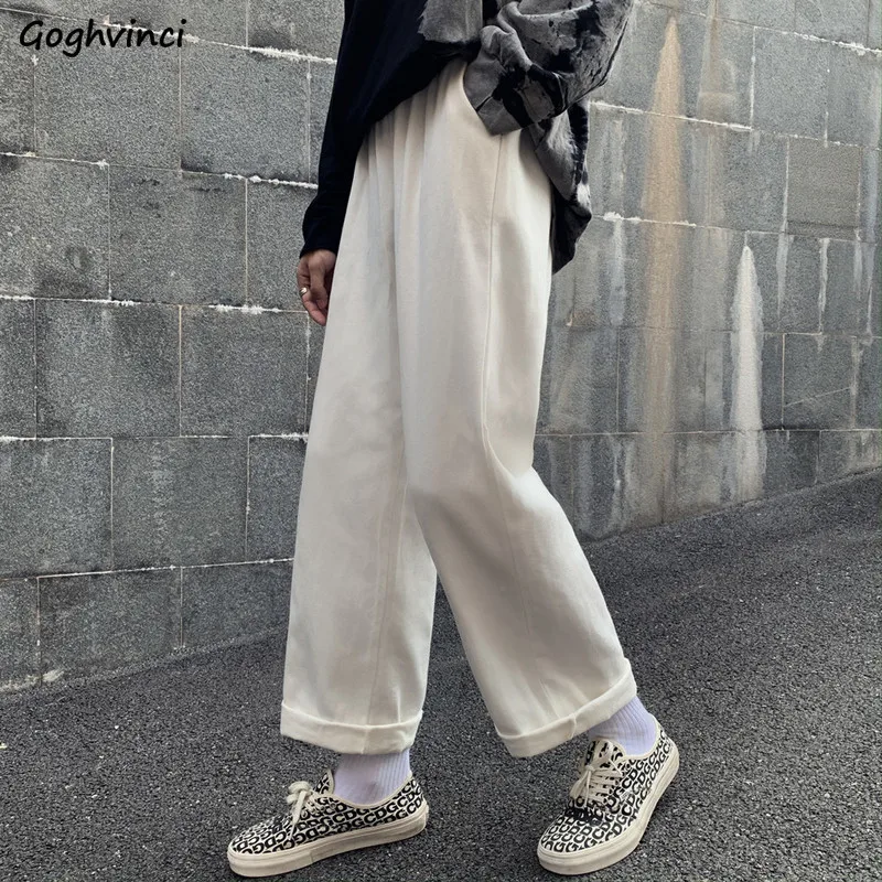 Streetwear Women Casual Pants Fashion All-match Elastic High Waist Straight Trousers Autumn Solid Loose Slim Cargo Ankle Length
Streetwear Women Casual Pants Fashion All-match Elastic High Waist Straight Trousers Autumn Solid Loose Slim Cargo Ankle Length
