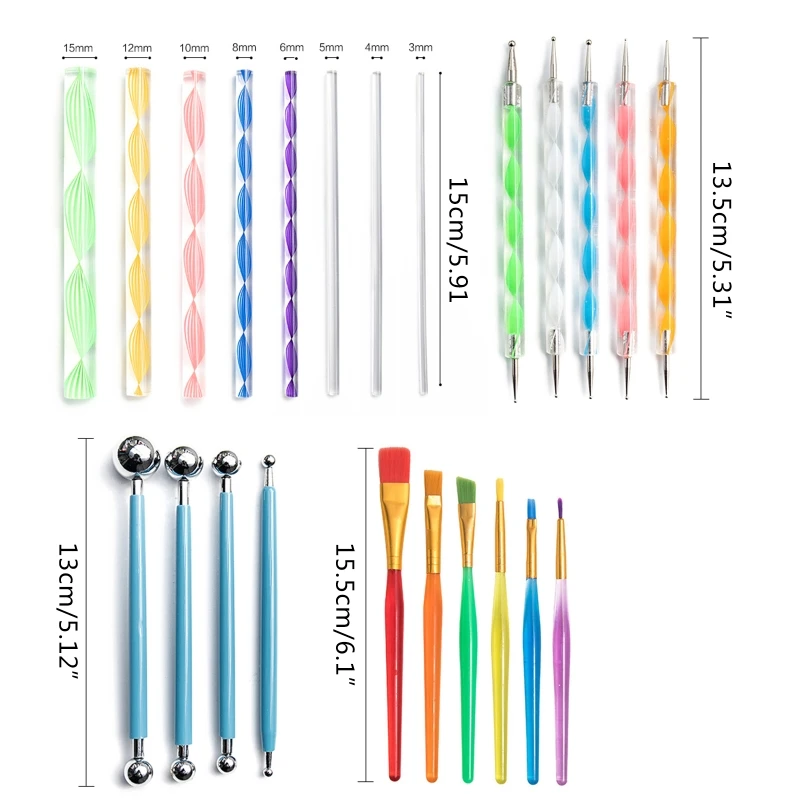 32pcs/set Mandala Dotting Tools Kit for Painting Rock Stone Acrylic Stick Stencil Template Drill Pen
32pcs/set Mandala Dotting Tools Kit for Painting Rock Stone Acrylic Stick Stencil Template Drill Pen