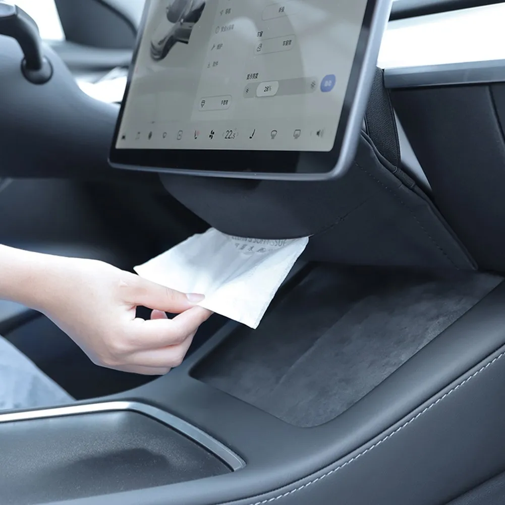 Car Tissue Storage Box For Tesla Model 3 Y Hanging Hidden Tissues Box Holder Behind Center Screen Organizer Boxes
Car Tissue Storage Box For Tesla Model 3 Y Hanging Hidden Tissues Box Holder Behind Center Screen Organizer Boxes