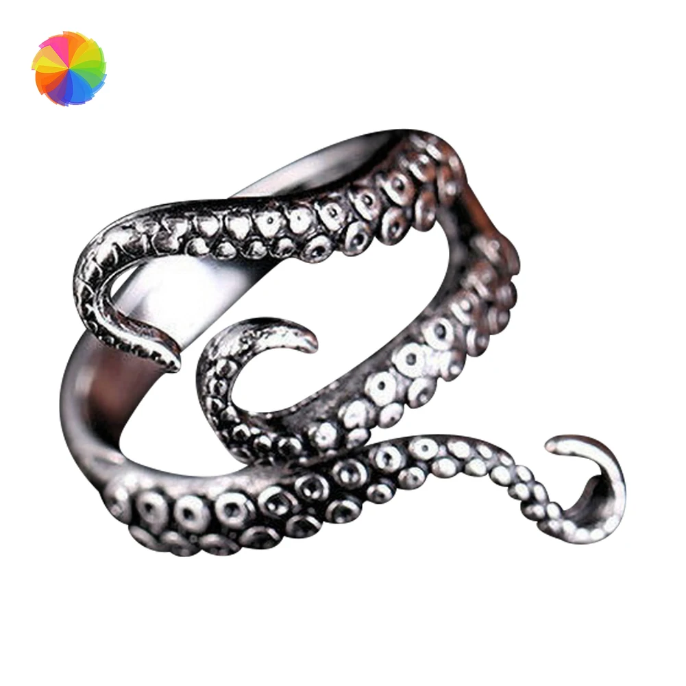 Titanium Steel Gothic Deep Sea Monster Squid Tentacles Rings for Women Octopus Serpent Open Rings for Teens Fashion Jewelry Gift
Titanium Steel Gothic Deep Sea Monster Squid Tentacles Rings for Women Octopus Serpent Open Rings for Teens Fashion Jewelry Gift