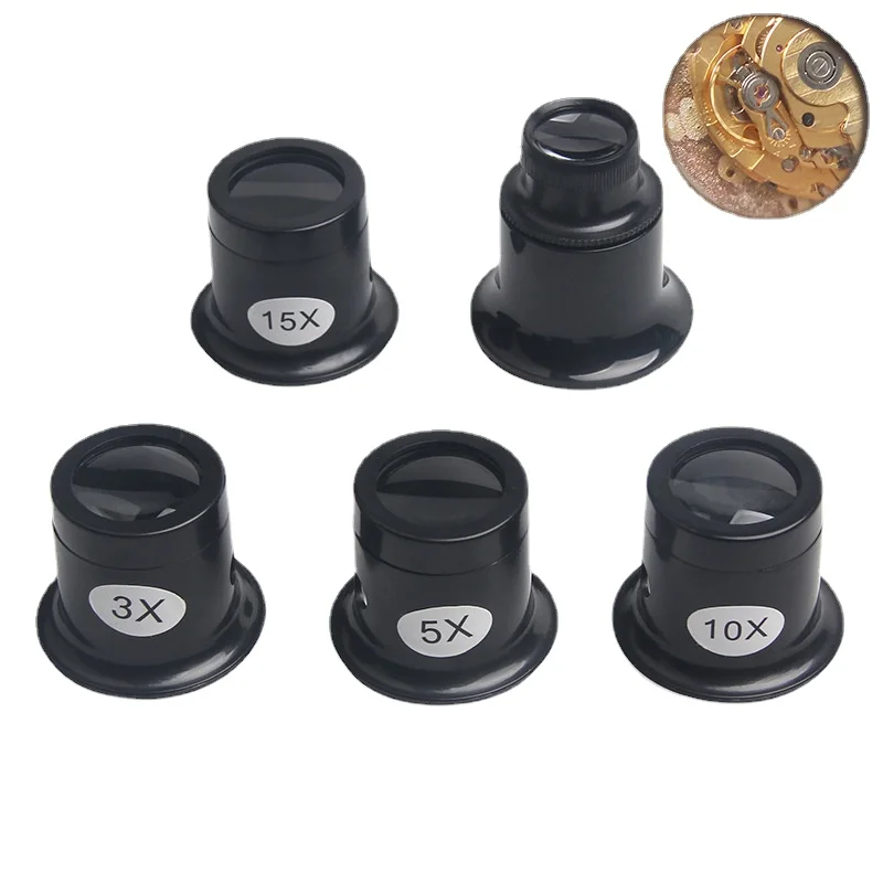 Watch Tool 5x 10x 15x20X Watch Magnifying Glass Watchmaker Loupe Tool Jewelers Eye Loupe Loop Magnifier
Watch Tool 5x 10x 15x20X Watch Magnifying Glass Watchmaker Loupe Tool Jewelers Eye Loupe Loop Magnifier
