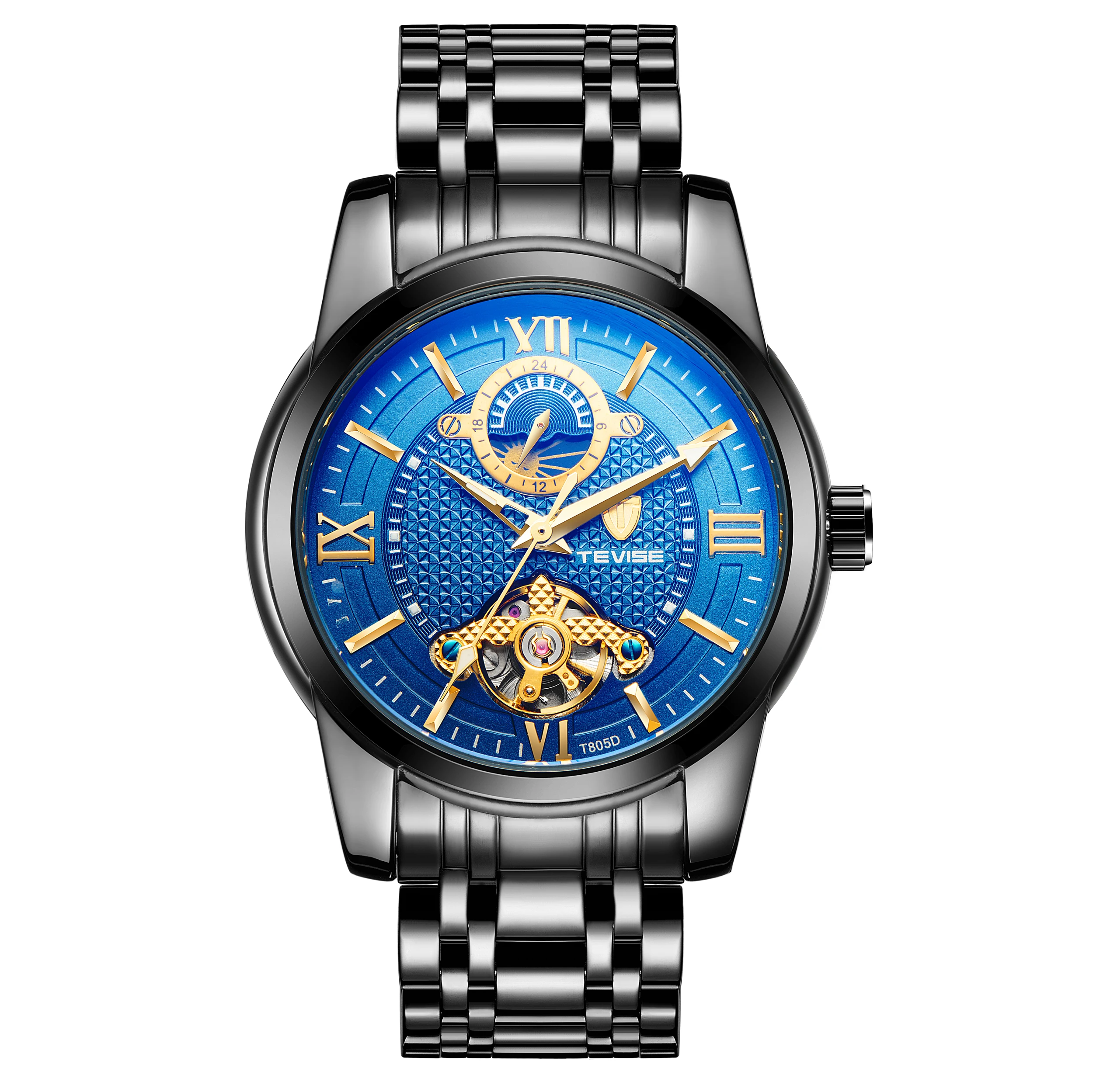 TEVISE High-end business men's watches, men's automatic mechanical watches, men's waterproof luminous watches
TEVISE High-end business men's watches, men's automatic mechanical watches, men's waterproof luminous watches