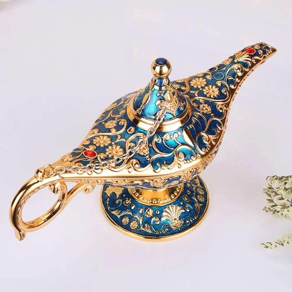 Retro Aladdin Lamp Decor Wishing Tea Oil Pot Fairy Tale Craft Greative Gift best selling 2019 product
Retro Aladdin Lamp Decor Wishing Tea Oil Pot Fairy Tale Craft Greative Gift best selling 2019 product