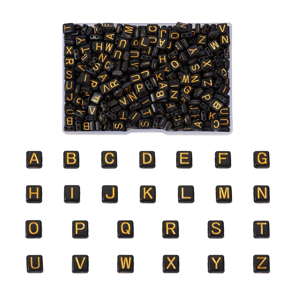 400Pcs Mixed Letter Acrylic Beads Rectangle Two-hole Loose Spacer Alphabet Bead For Jewelry Making Bracelet Necklace Accessories
400Pcs Mixed Letter Acrylic Beads Rectangle Two-hole Loose Spacer Alphabet Bead For Jewelry Making Bracelet Necklace Accessories