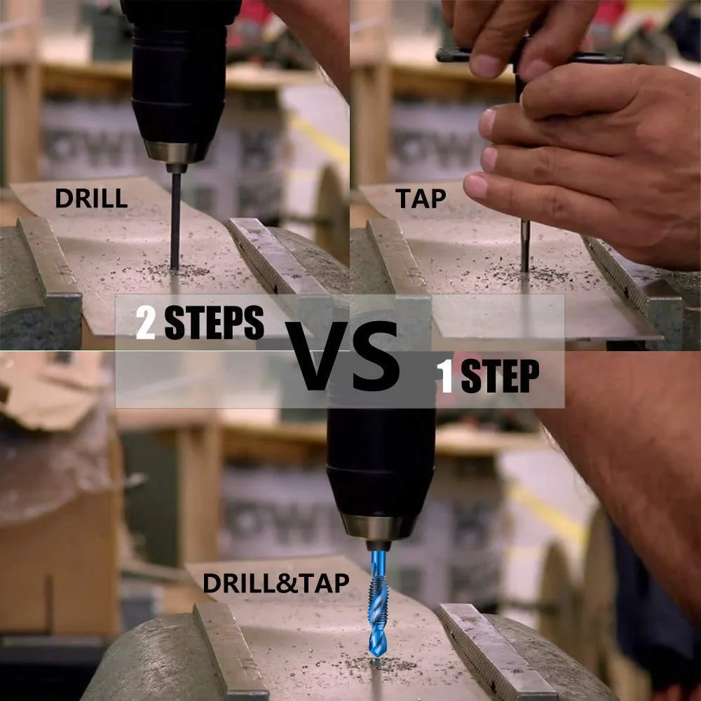 Tap Drill Hex Shank Titanium Plated HSS Screw Thread Metric Tap Drill Bits Screw Machine Compound M3 M4 M5 M6 M8 M10 Hand Tools
Tap Drill Hex Shank Titanium Plated HSS Screw Thread Metric Tap Drill Bits Screw Machine Compound M3 M4 M5 M6 M8 M10 Hand Tools